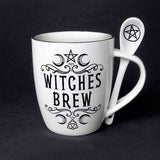 13 oz Ceramic Mug and Spoon Set - Witches Brew - Magick Magick.com