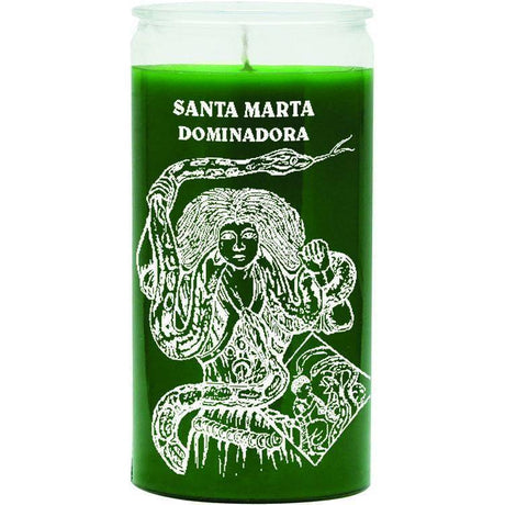 14 Day Glass Candle Martha Dominadora - Magick Magick.com
