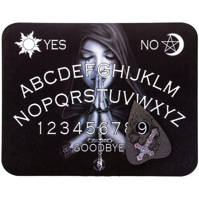 15" Anne Stokes Gothic Prayer Spirit Ouija Board with Planchette - Magick Magick.com