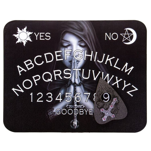 15" Anne Stokes Gothic Prayer Spirit Ouija Board with Planchette - Magick Magick.com