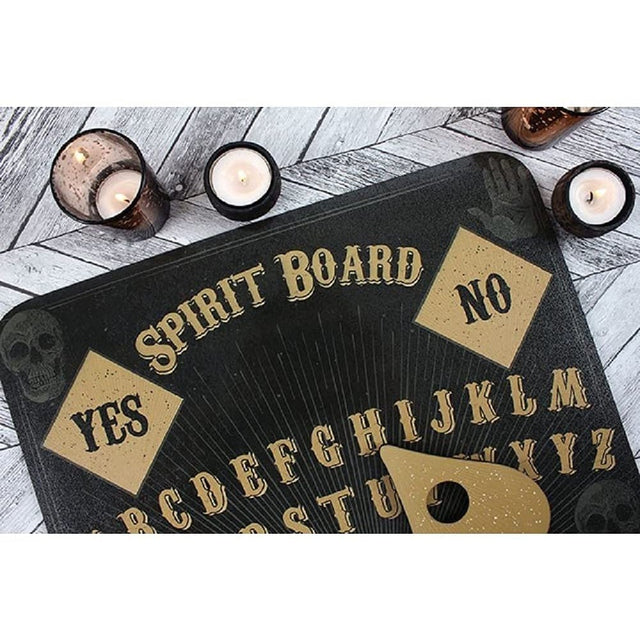 15" Anne Stokes Skull Print Spirit Ouija Board with Planchette - Magick Magick.com