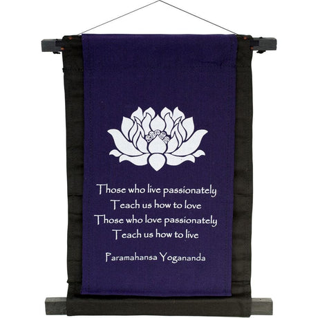 16" Cotton Banner - Yogananda - Magick Magick.com