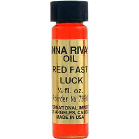 16 oz Anna Riva Oil - Red Fast Luck - Magick Magick.com