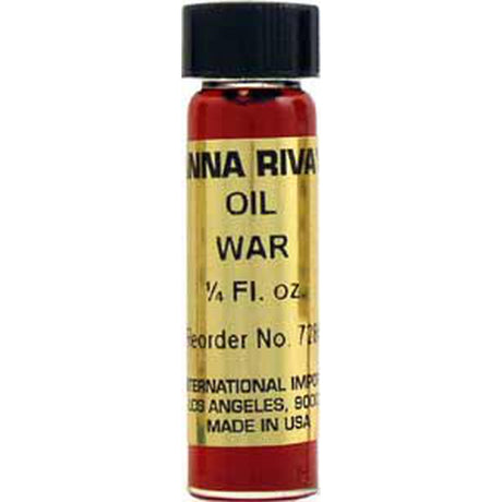16 oz Anna Riva Oil - War - Magick Magick.com