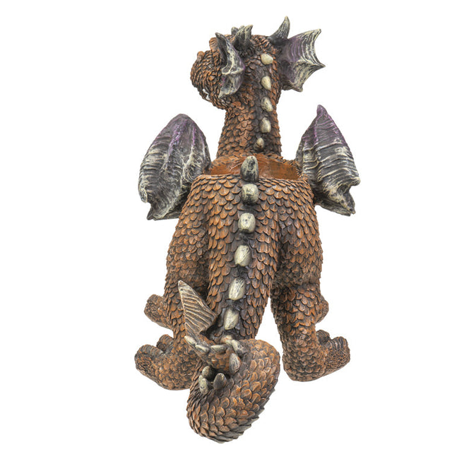 17.8" Dragon Statue Planter - Standing - Magick Magick.com