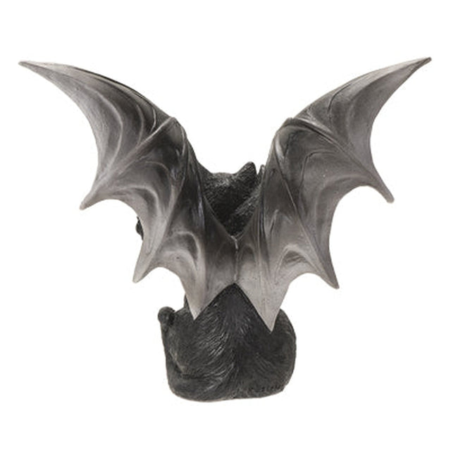 18.8" Triple Headed Winged Cat Statue - Magick Magick.com