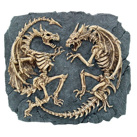 19.5" Dragon Skeleton Plaque - Magick Magick.com