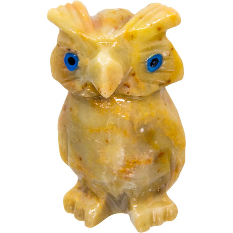 1.25" Dolomite Spirit Animal Carving - Owl - Magick Magick.com