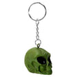 1.25" Green Alien Skull Key Chain - Magick Magick.com