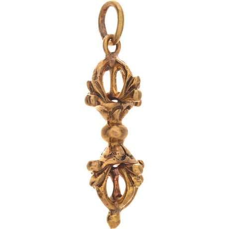 1.25" Tibetan Dorje Brass Pendant - Magick Magick.com