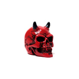 1.5" Miniature Skull Statue - Demon - Magick Magick.com