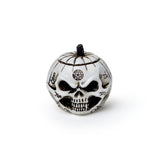 1.5" Miniature Skull Statue - Pumpkin - Magick Magick.com