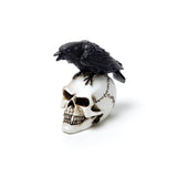 1.5" Miniature Skull Statue - Raven - Magick Magick.com