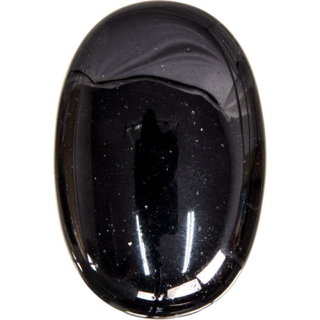 1.75" Palm Stone - Black Obsidian - Magick Magick.com