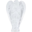 1.75" Stone Carving Figurine Angel - Clear Quartz - Magick Magick.com