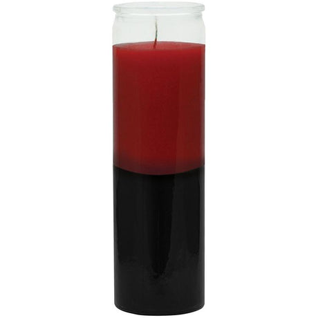 2 Color 7-Day Red/ Black Jar Candle - Magick Magick.com