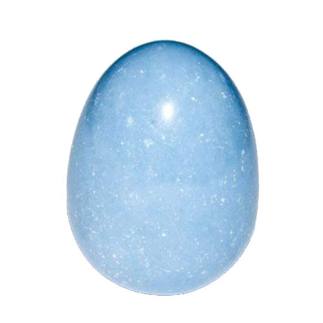 2" Gemstone Carved Egg - Angelite - Magick Magick.com