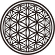 22" Wall Decal - Flower of Life - Magick Magick.com