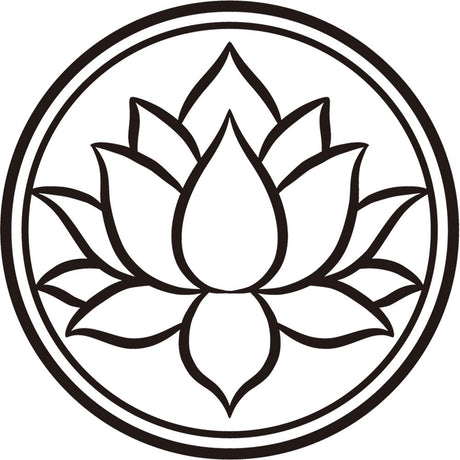 22" Wall Decal - Lotus Flower - Magick Magick.com