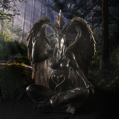 24" Baphomet Sitting Statue - Magick Magick.com