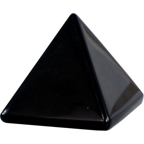 25-35 mm Gemstone Pyramid - Black Obsidian - Magick Magick.com