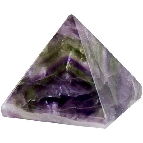 25-35 mm Gemstone Pyramid - Fluorite - Magick Magick.com