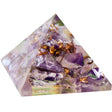 25-35 mm Gemstone Pyramid - Orgone Amethyst - Crown Chakra - Magick Magick.com