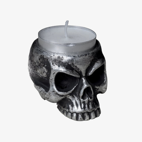 2.3" Skull Tealight Candle Holder - Magick Magick.com