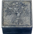 2.3" White Metal Trinket Box - Tree of Life - Magick Magick.com