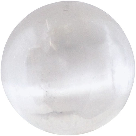 2.5" Gemstone Sphere - Selenite - Magick Magick.com