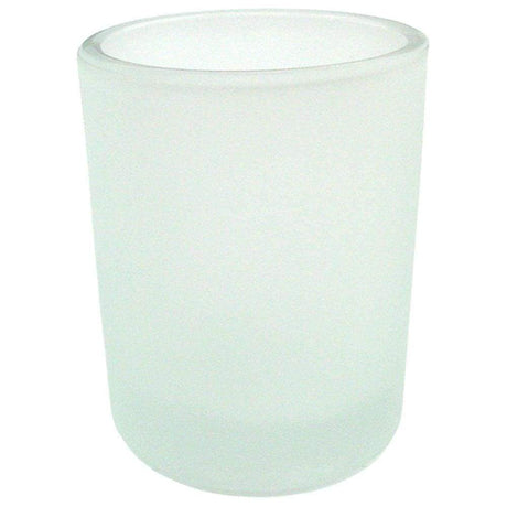 2.5" Glass Votive Holder - Frosted Glass - Magick Magick.com