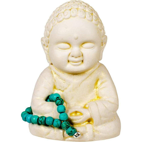 2.75" Gypsum Cement Buddha Figurine - Meditation - Magick Magick.com
