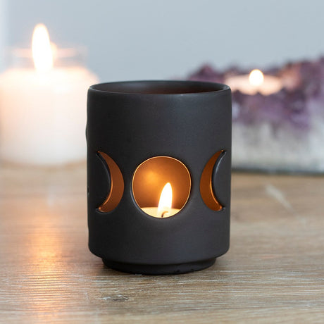 2.75" Triple Moon Tealight Candle Holder - Magick Magick.com