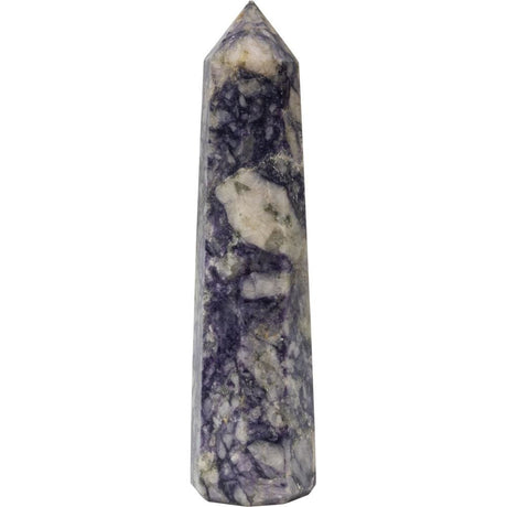 3-4" Gemstone Obelisk - Tiffany Stone (Opalized Fluorite) - Magick Magick.com