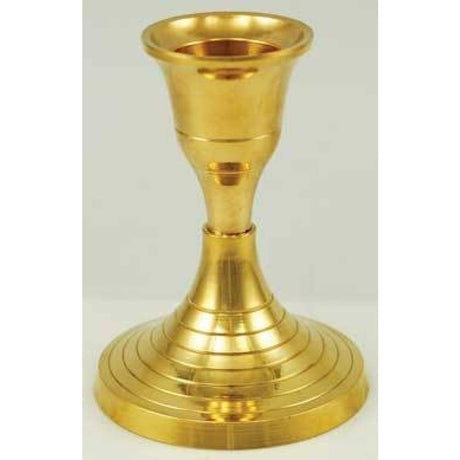 3" Brass Taper Candle Holder - Magick Magick.com