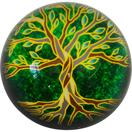 3" Clear Glass Paper Weight - Tree of Life - Magick Magick.com