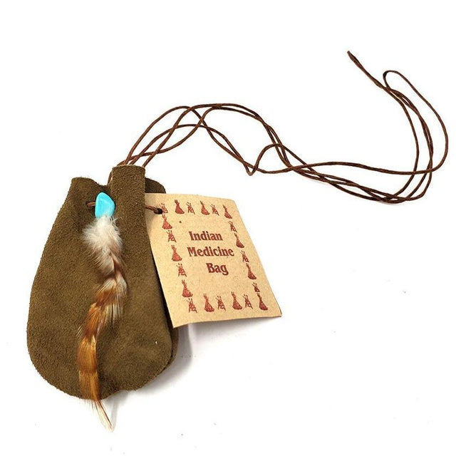 3" Medicine Dream Bag - Brown - Magick Magick.com