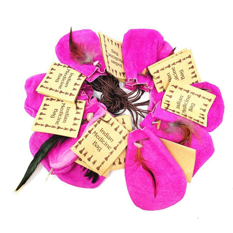 3" Medicine Dream Bag - Pink - Magick Magick.com