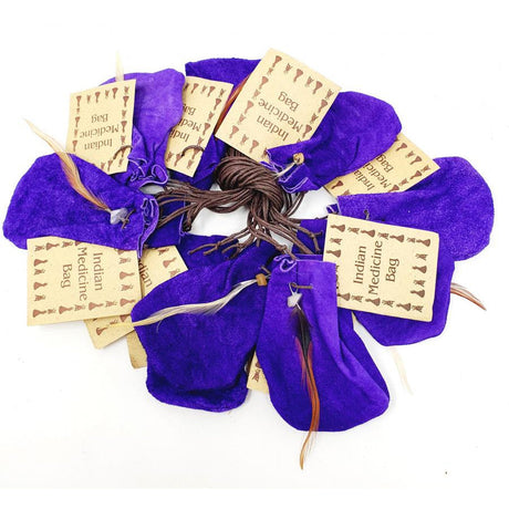3" Medicine Dream Bag - Purple - Magick Magick.com