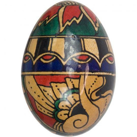 3" Wood Egg Shaker - Art Deco - Magick Magick.com