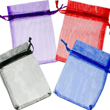 3" x 4" Organza Bags - (Assorted Color) - Magick Magick.com