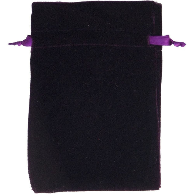 3" x 4" Unlined Velvet Bag - Purple - Magick Magick.com