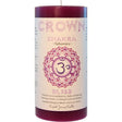 3" x 6" Reiki Charged Chakra Pillar Candle - Crown Sahasrara - Purple - Magick Magick.com