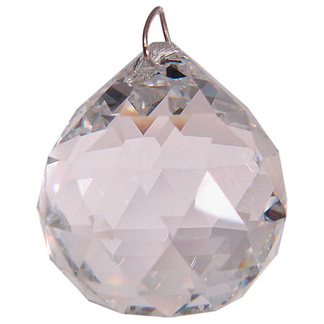 30 mm Prism Crystal - Faceted Sphere CL - Magick Magick.com