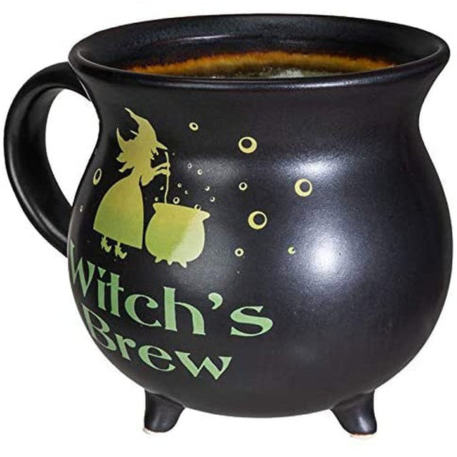 32 oz Cauldron Ceramic Porcelain Mug Soup Bowl - Witch's Brew - Magick Magick.com