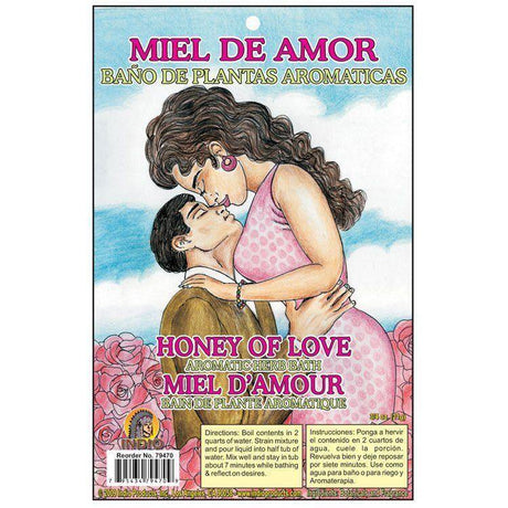 3/4 oz Aromatic Bath Herbs Honey of Love / Miel De Amor - Magick Magick.com