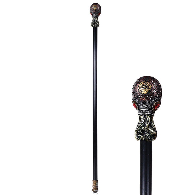 37" Walking Cane - Steampunk Octopus - Magick Magick.com