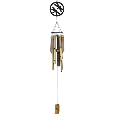 38" Bamboo Wind Chime - Dragonflies - Magick Magick.com