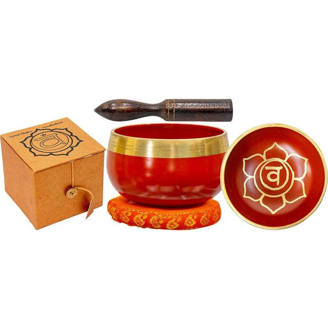 3.25" Chakra Singing Bowl Orange - Sacral - Magick Magick.com