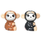 3.25" Salt & Pepper Shaker - Furrybones Munky - Magick Magick.com